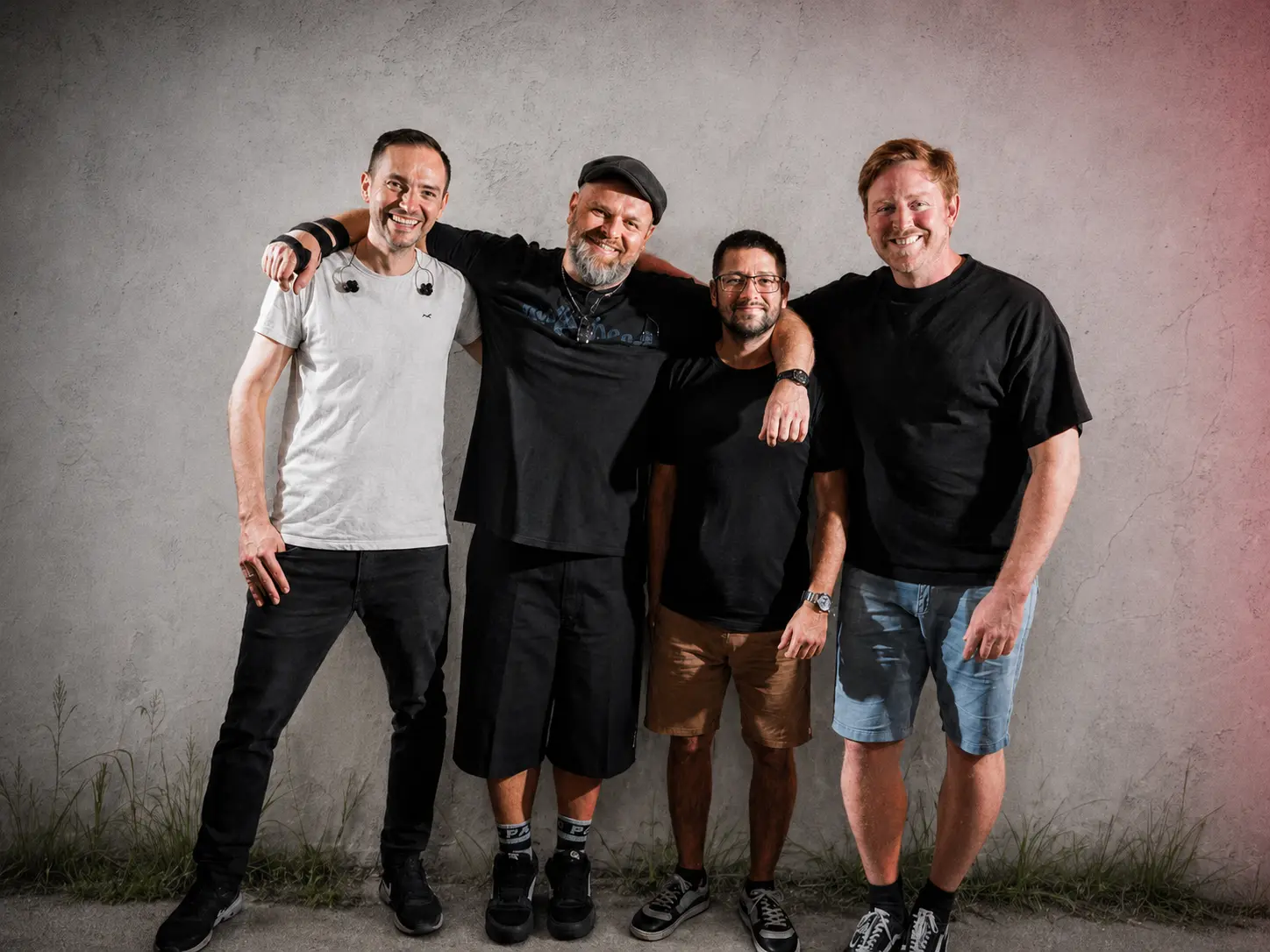 Die vier Musiker von Malmedy Hill